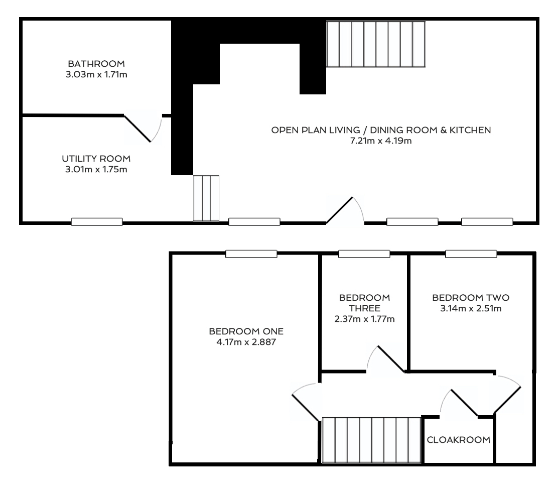 6 Commercial Terrace, Padstow, Cornwall PL28 8BX, ,Terraced House,For Sale,Commercial Terrace,1638